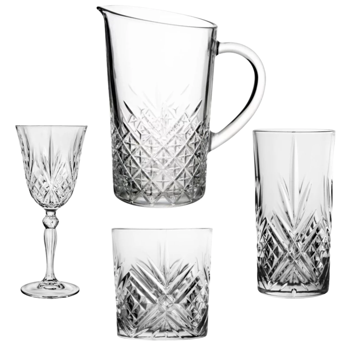 Verre Ciselé Vintage - Image 1