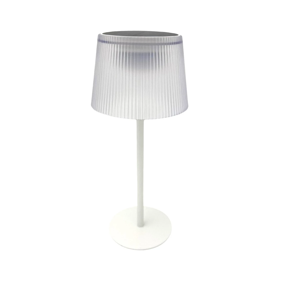 Lampe blanche PLISSÉE h30